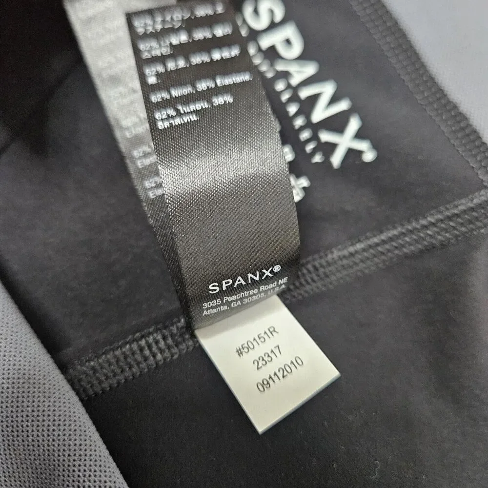 SPANX Black Cropped Icon Leggings Size 3X - Picture 4 of 7